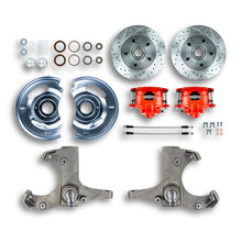 The Right Stuff 63-70 GM Truck/Suburban, 2WD, "At The Wheel" Disc Conversion Kit Red Calipers - (TWK6315Z)