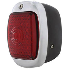 1937-38 Chevrolet Passenger Car; LED Sequential Tail Light Assembly; Black Housing; Fits Right Hand, Passenger Side