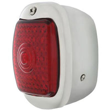 1937-38 Chevrolet Passenger Car; LED Sequential Tail Light Assembly; Polished Stainless Steel Housing; Fits Right Hand, 