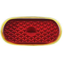 1940 Chevrolet Passenger Car; Glass Tail Light Lens; Red