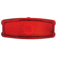 1941-48 Chevrolet Passenger Car; Glass Tail Light Lens; Red