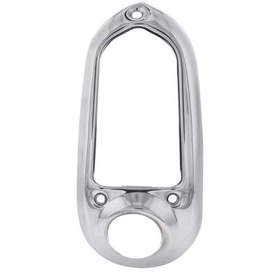 1949-50 Chevrolet Passenger Car; Tail Light Bezel; Stainless Steel; RH Side