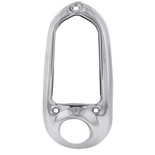1949-50 Chevrolet Passenger Car; Tail Light Bezel; Stainless Steel; RH Side