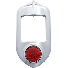 1951-52 Chevrolet Passenger Car; Chrome Bezel w/ Reflector Lens; Red; Each