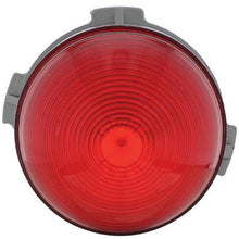 1953 Chevrolet Passenger Car; Glass Tail Light Lens; Red; Center