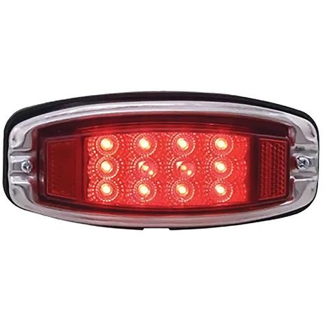 1941-48 Chevrolet Fleetline, Styleline; Tail Ligh Assembly; Stainless Steel; LED