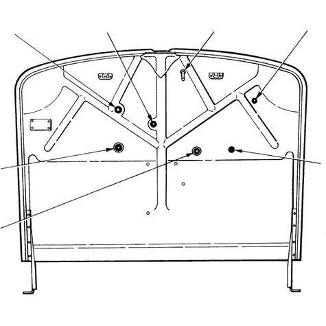1932 Ford Car, Pickup Truck; Firewall Grommet Kit