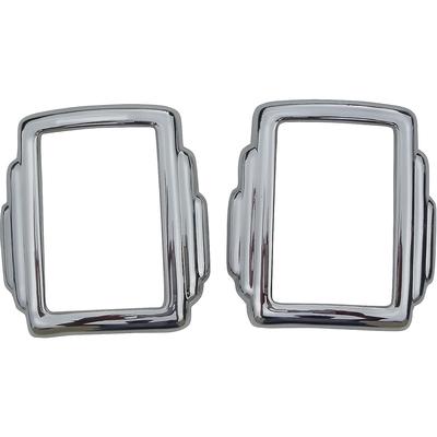 1940 Ford Standard, 1940-41 Pickup, 1941 Sedan Delivery; Parking Light Lens Bezels