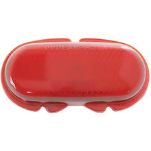 1942-48 Ford Deluxe, Super Deluxe; Glass Tail Light Lens; Red