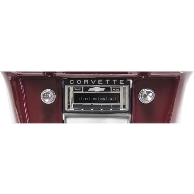 1958-62 Chevrolet Corvette; Custom Autosound USA-630P Radio w/ BLUKIT