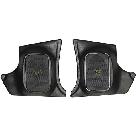 1963-67 Chevrolet Corvette; Custom Autosound Kick Panel Set; w/ CAM 4" x 6" 2-way, 80 Watt Speakers