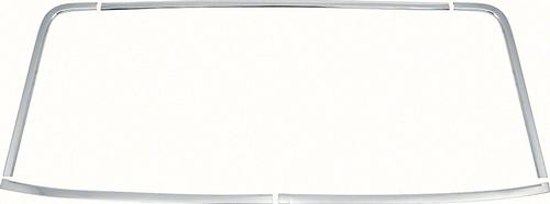 WM183 - 1967-69 Camaro, Firebird; Rear Window Molding Set; Coupe; Polished Stainless; 5 Piece Set