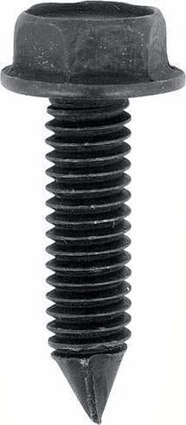 1955-80 GM; Bolt, Pointed Tip; with Hex Washer Head, 5/16-18 X 1-1/4"; Black Phosphate; Each