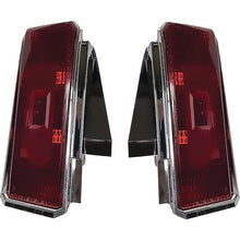 1984-88 Oldsmobile Cutlass; Tail Lamp Assembly Set; wthout Emblems; with Chrome Bezel;LH & RH; Pair