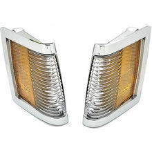 1984-87 Regal, Grand National; Front Side Marker Lamp Set; With Chrome Bezel; LH & RH Sides; Pair