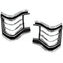 1967 Chevrolet Chevelle, Malibu; Tail Lamp Bezel Set; LH and RH