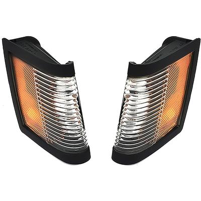 1984-87 Regal, Grand National; Front Side Marker Lamps; with Black Bezel; LH & RH; Pair