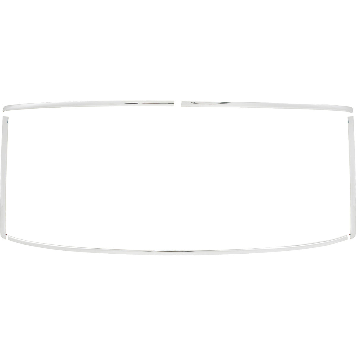 XP10725Z - 1964-65 Cutlass, Tempest, LeMans, Skylark, GTO; Rear Window Reveal Molding Set; 2-Door Sedan; 5-Piece Set