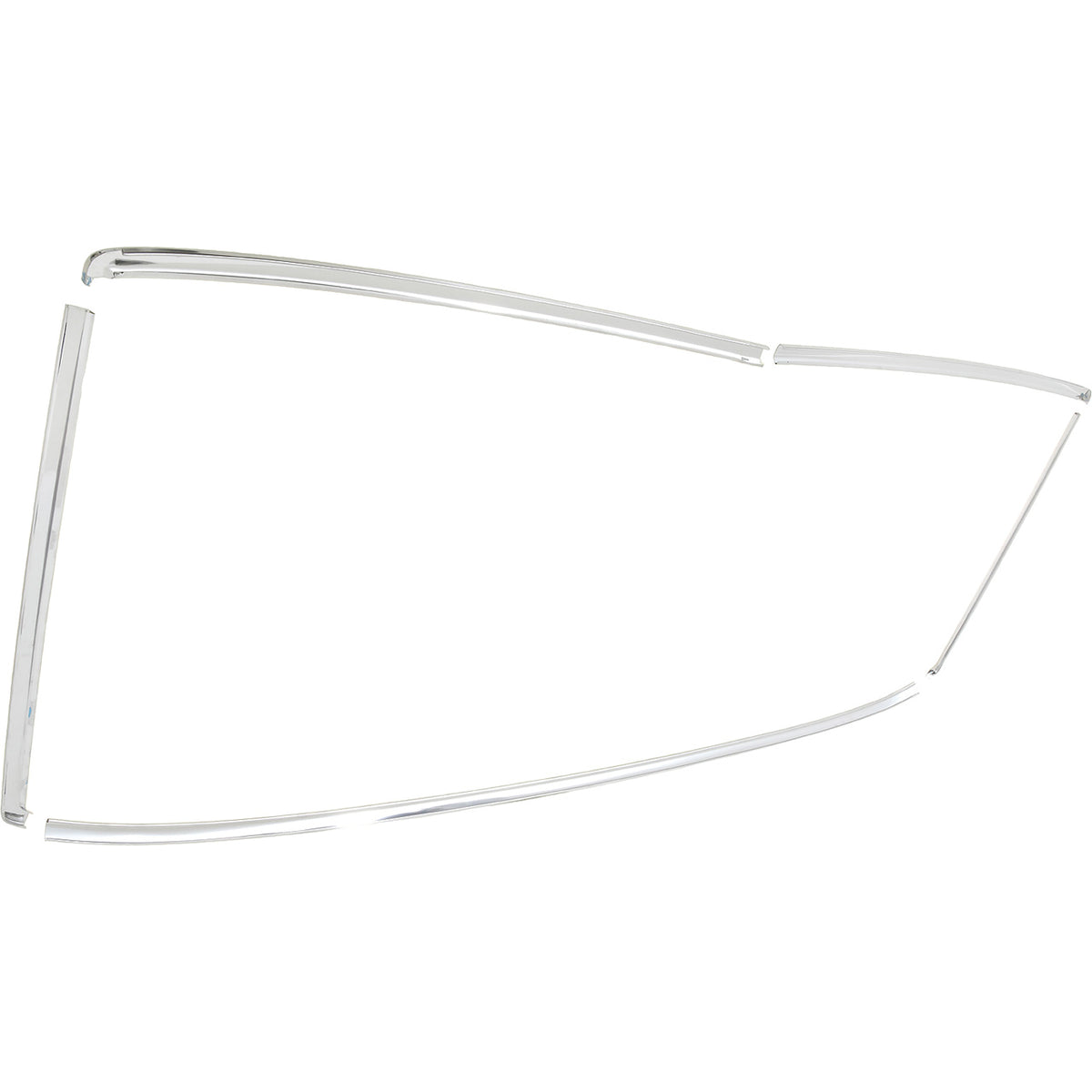 XP10725Z - 1964-65 Cutlass, Tempest, LeMans, Skylark, GTO; Rear Window Reveal Molding Set; 2-Door Sedan; 5-Piece Set