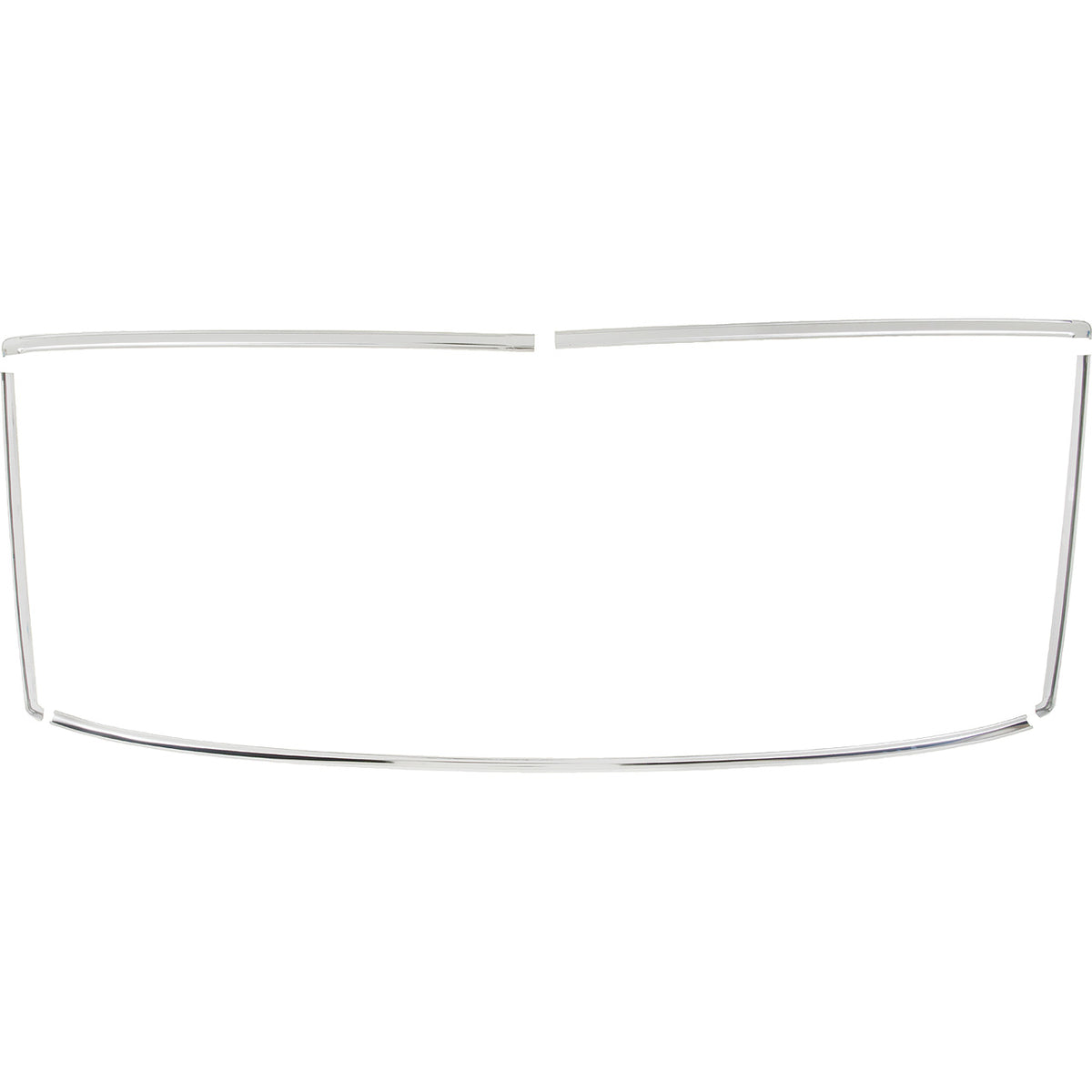 XP10725Z - 1964-65 Cutlass, Tempest, LeMans, Skylark, GTO; Rear Window Reveal Molding Set; 2-Door Sedan; 5-Piece Set