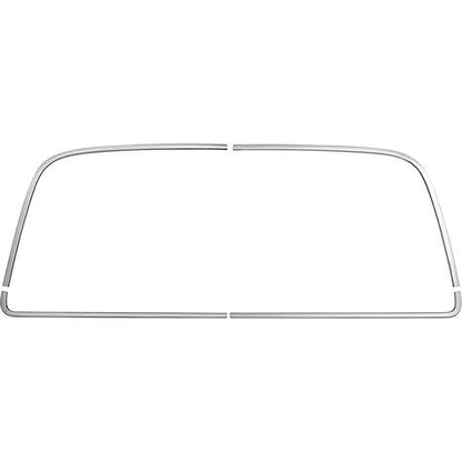 XP4734Z - 1968-72 Chevelle; 1969-70 Grand Prix; 1970-72 Monte Carlo; Rear Window Molding Set; Polished Stainless Steel; 