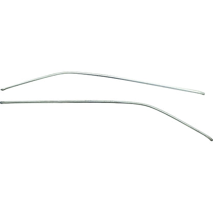XP4748A - 1966-67 Buick, Chevrolet, Oldsmobile, Pontiac A-Body 2-Door Coupe; Drip Rail Molding Set; 2 Pieces