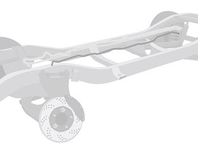 The Right Stuff 1971 Ford Mustang Boss 351, Pre-Bent OE Steel Fuel Vapor Return Line - (ZGL7109)