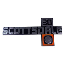 Trim Parts 1981-88 Chevrolet Truck Front Fender "Scottsdale 30" Emblems W/Fasteners, Pair - (9910)