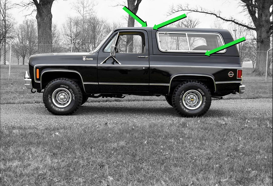 1976 - 1991 GMC - JIMMY HARD TOP SEAL KIT
