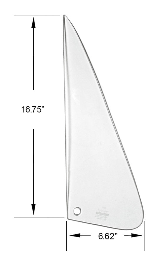 1973 - 1980 RIGHT VENT GLASS CLEAR CHEVROLET GMC PICKUPS BLAZER JIMMY SUBURBANS