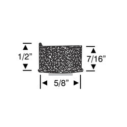 Rectangular Lipped Edge 1/2"