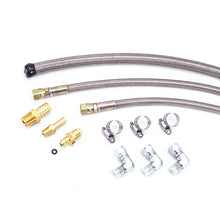 Stainless Braided Hose Kit - Remote Reservoir (GM-style fits Flaming River Power Rack)