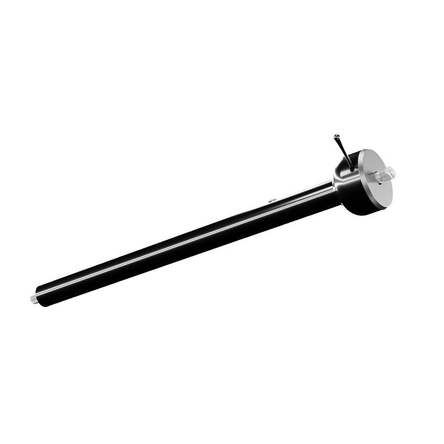 Custom Length Roadster Steering Column - Black Powdercoat Finish