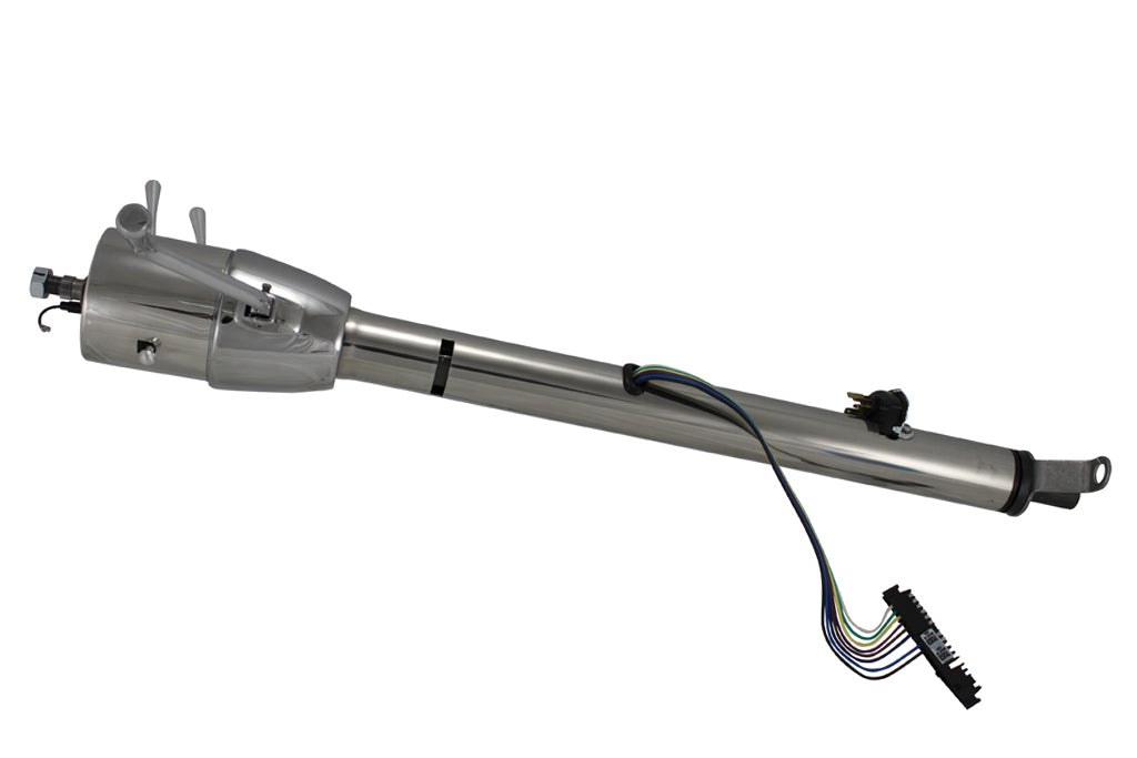 1955-56 Chevy Column Shift Tilt Column with NSS - Polished Finish