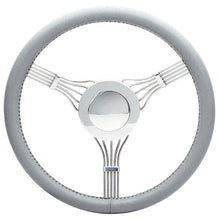 Banjo Wheel with Horn Button - Light Grey