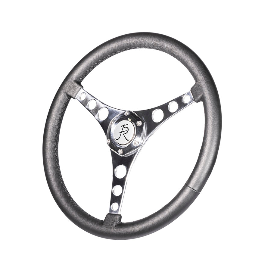 Leather Vette Wheel - Black