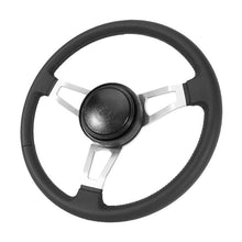 Satin Finish Mopar Tuff Wheel New Leather Design - Black with Satin Aluminum Spokes