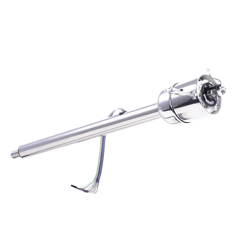 Custom Length Roadster Tilt Steering Column - Polished Finish