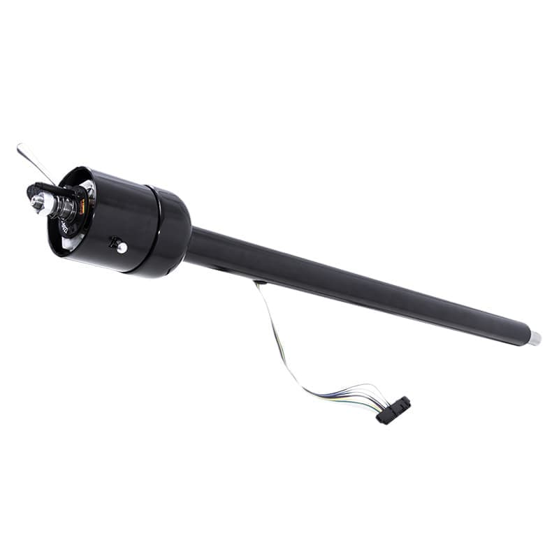 Custom Length Roadster Tilt Steering Column - Black Powdercoat Finish