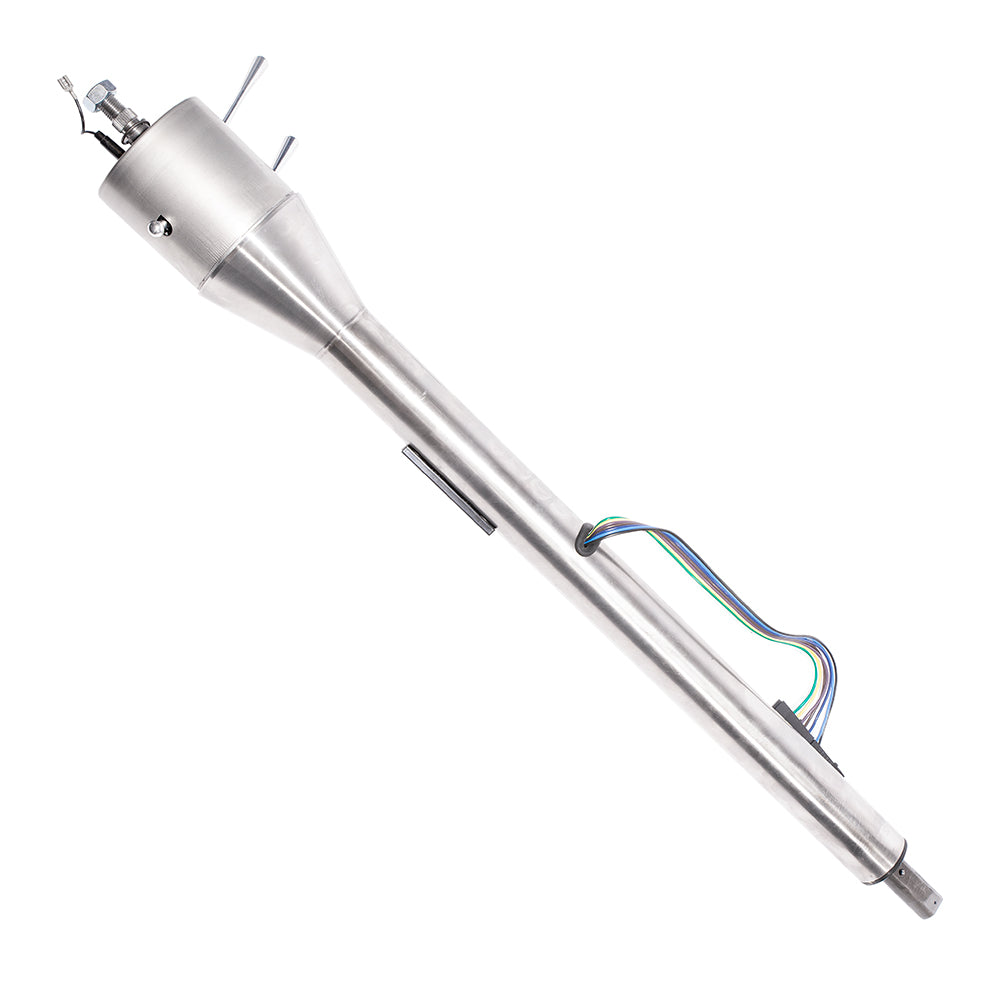 1966-69 Mopar B-Body Non-Key Floor Shift Tilt Column W/O Slip Shaft/U-Joint - Paintable Mill Finish