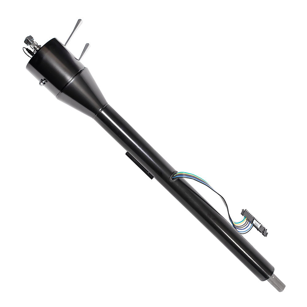 1966-69 Mopar B-Body Non-Key Floor Shift Tilt Column W/O Slip Shaft/U-Joint - Black Powdercoat Finish