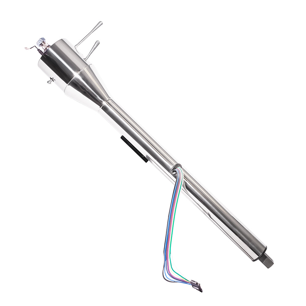 1966-69 Mopar B-Body Non-Key Floor Shift Tilt Column W/O Slip Shaft/U-Joint - Polished Finish