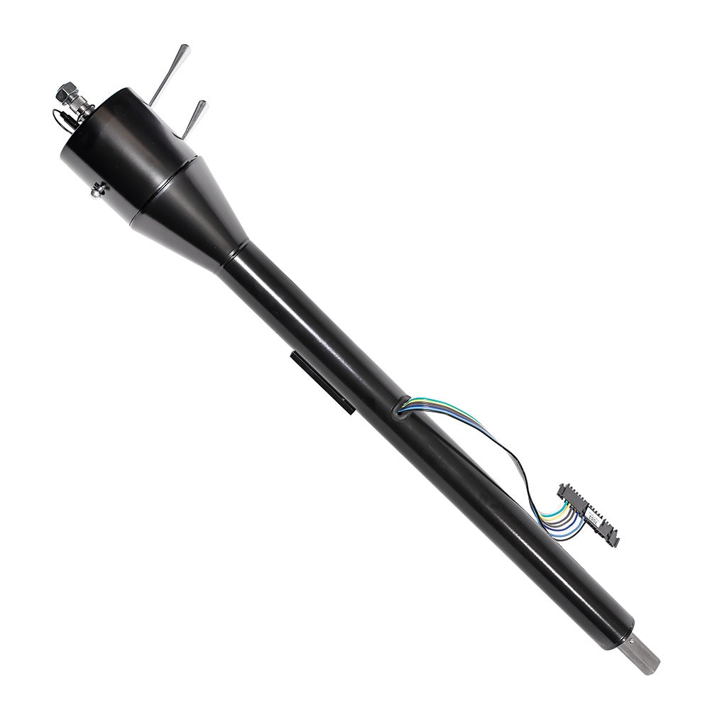 1964-69 Mopar A-Body Floor Shift Tilt Column - W/O Slip Shaft/U-Joint - Black Powdercoat