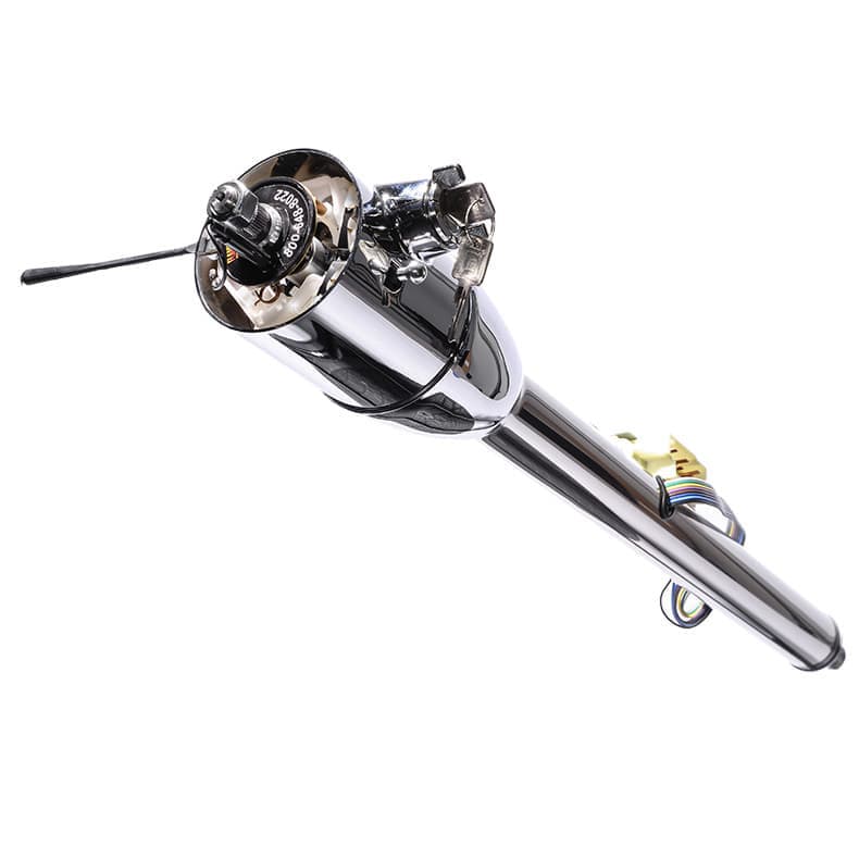 32" Floor Shift Key Column with 1" DD Shaft - Polished Finish