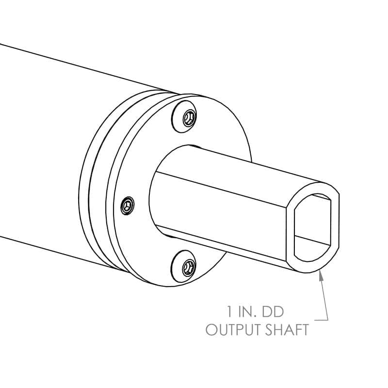 Custom Length Floor Shift Key Column - Paintable Mill Finish