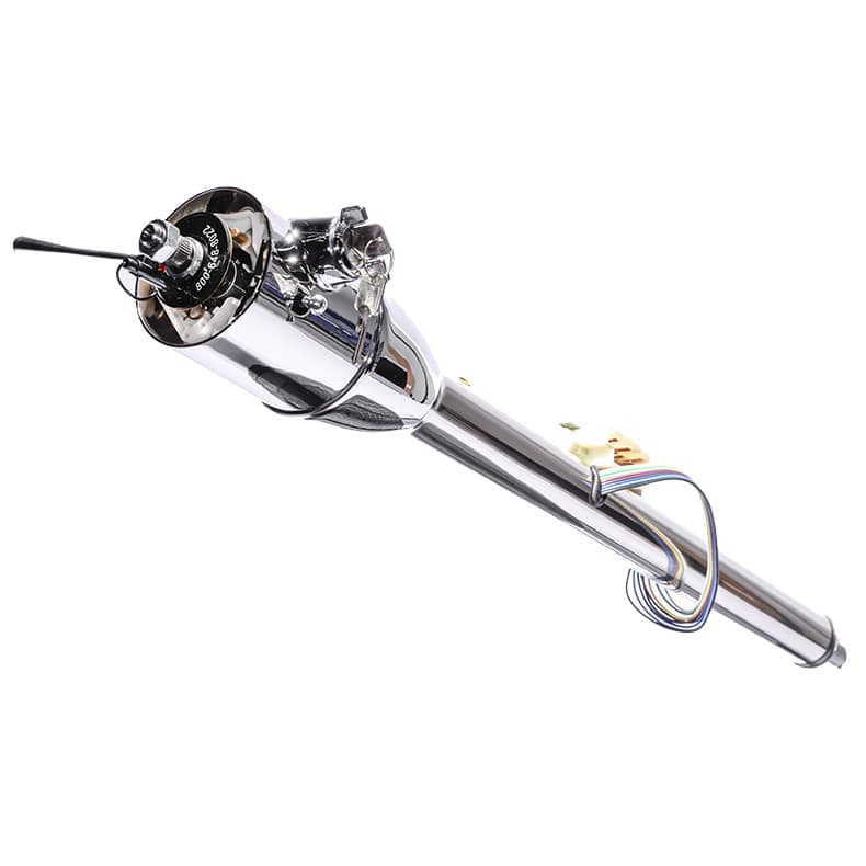35" Floor Shift Key Column with 3/4"-36 Shaft - Polished Finish