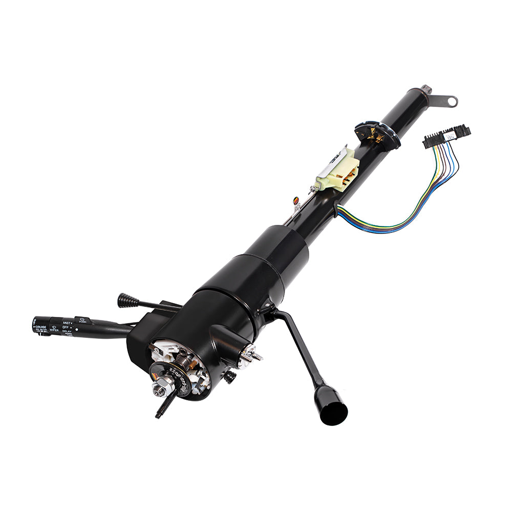 1988-93 Chevy/CMC 1500 OBS Column Shift Tilt Column - Black Powdercoat Finish