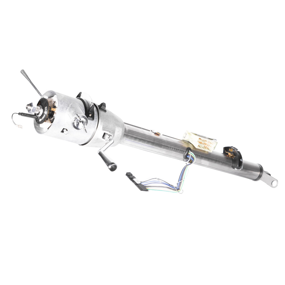 35" Column Shift Key Column with 3/4"-36 Shaft - Paintable Mill Finish