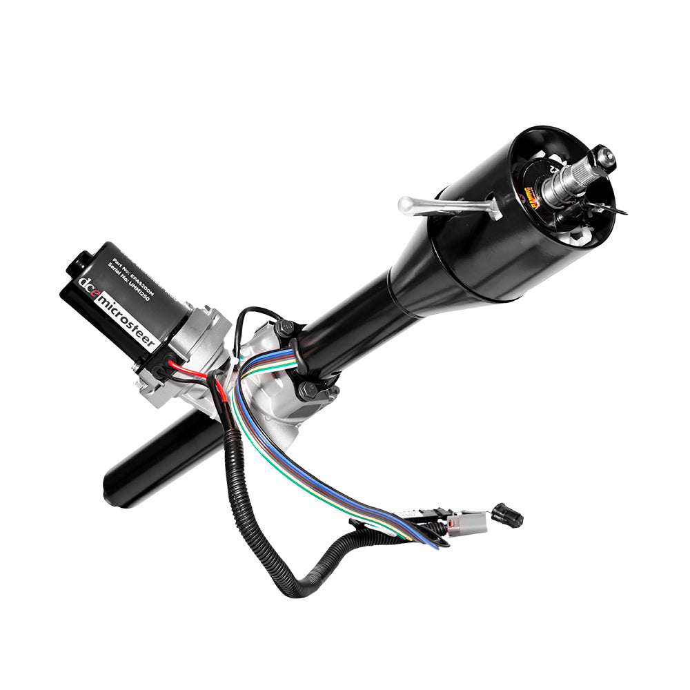 1965-1966 MUSTANG MICROSTEER COLUMN - BLACK POWDERCOAT