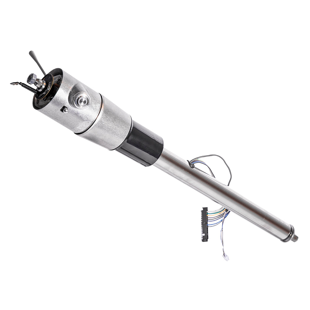 33" Touch Start Muscle Car Column with 1" DD Output - Paintable Mill Finish